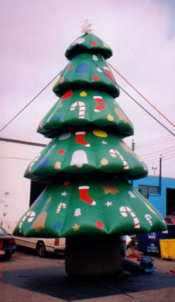 Christmas Tree balloons for rent or sale - custom balloon rental