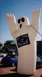 Ghost balloons for rent - many types of Halloween balloon for rent