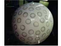 golfball helium balloons made in USA. Custom golfball balloons available.
