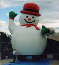 Snowman balloon rentals - we rent nationwide!