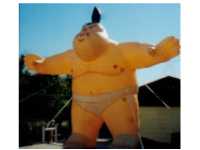 Balloon rentals - Sumo wrestler balloons and cold-air inflatables for sale and rent.